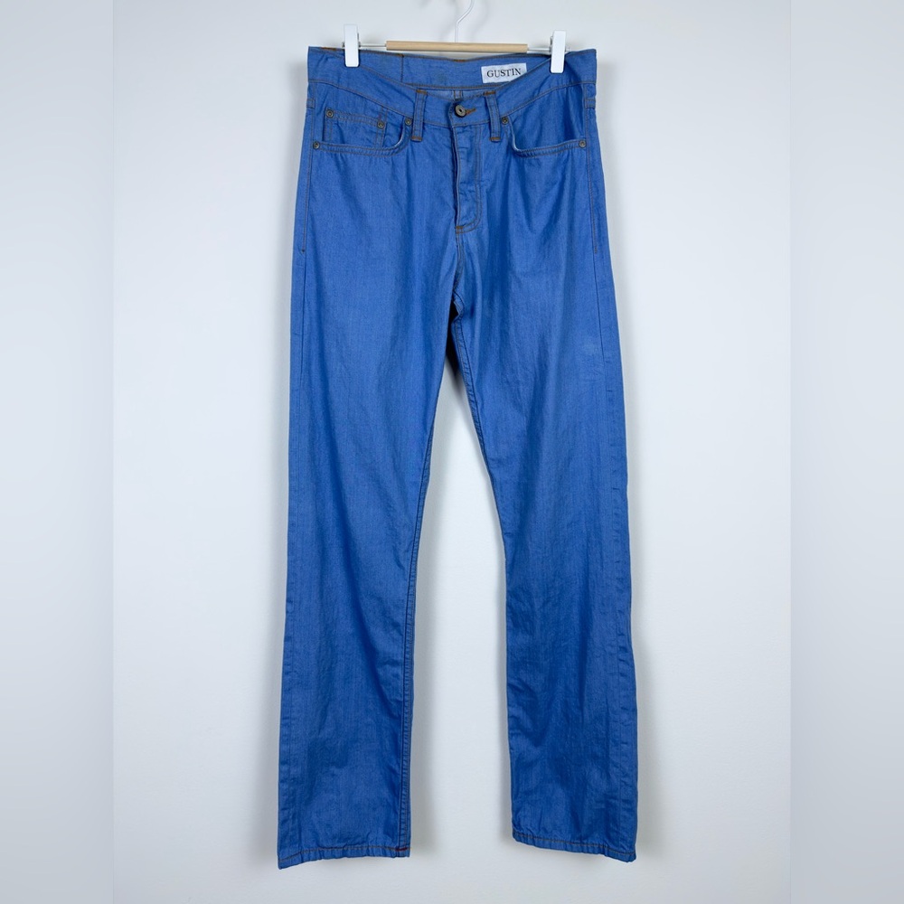 Gustin Blue Straight Men's Jeans